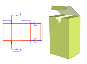 双插盒,锁扣,电子产品包装设计,包装盒结构设计