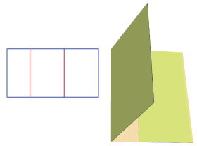 折卡,三折式文件夹,文件夹结构设计