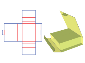 折卡,组合式包装盒设计