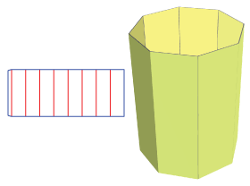 折卡,正八边形套盒,组合式纸盒